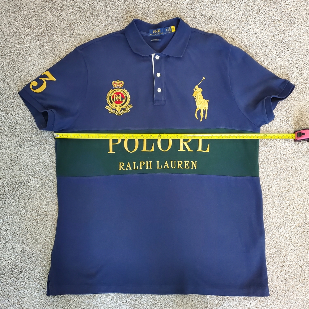 Polo Ralph Lauren Men's Shirt, Navy (Size XL) - Picture 6 of 8
